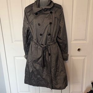 East 5th Ave Sz large nylon SPRING trench coat EUC PCH